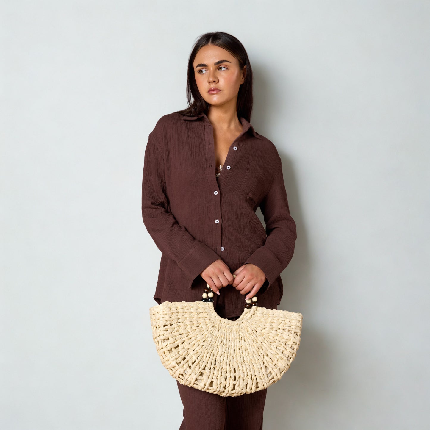 Olivia Woven Beach Bag