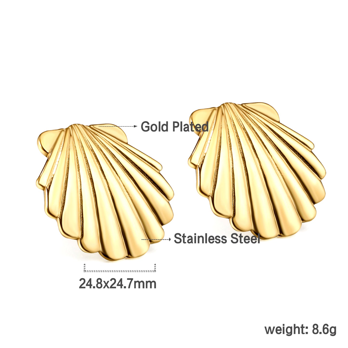 Marina Luxe Gold Earrings