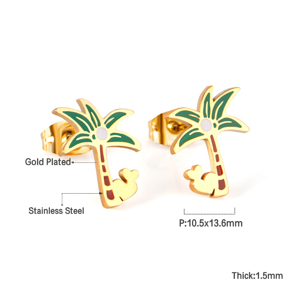 Palm Tree Earrings