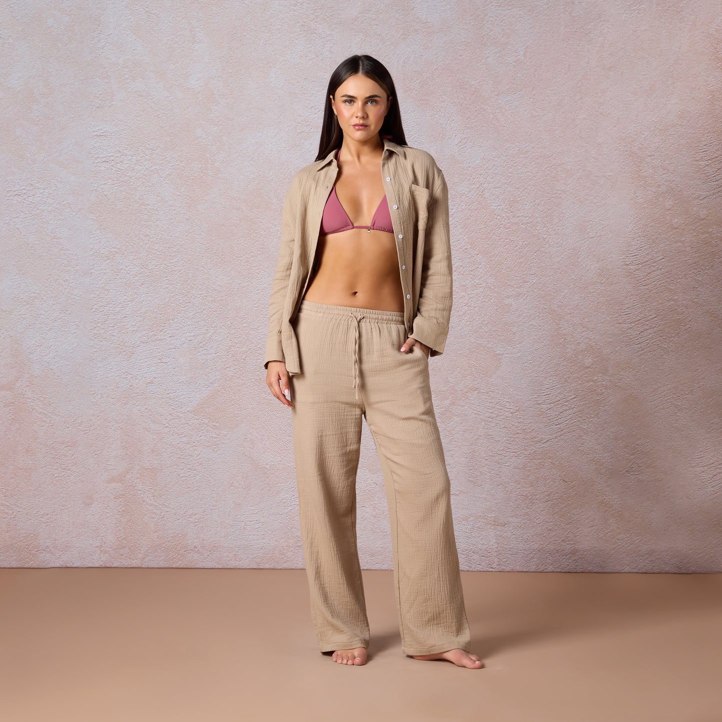 Cotton Sun Creased Shirt