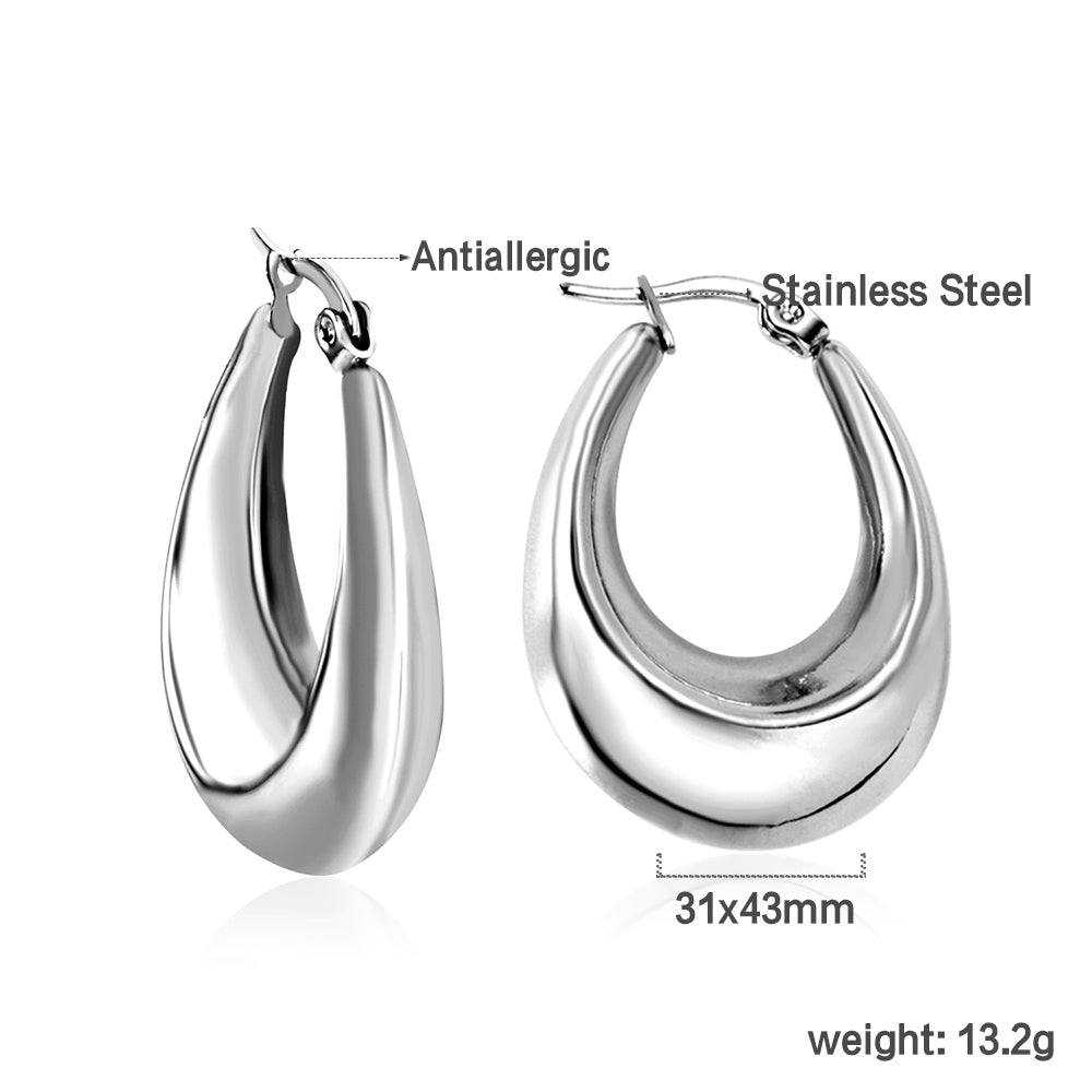 Silver Drop Earrings