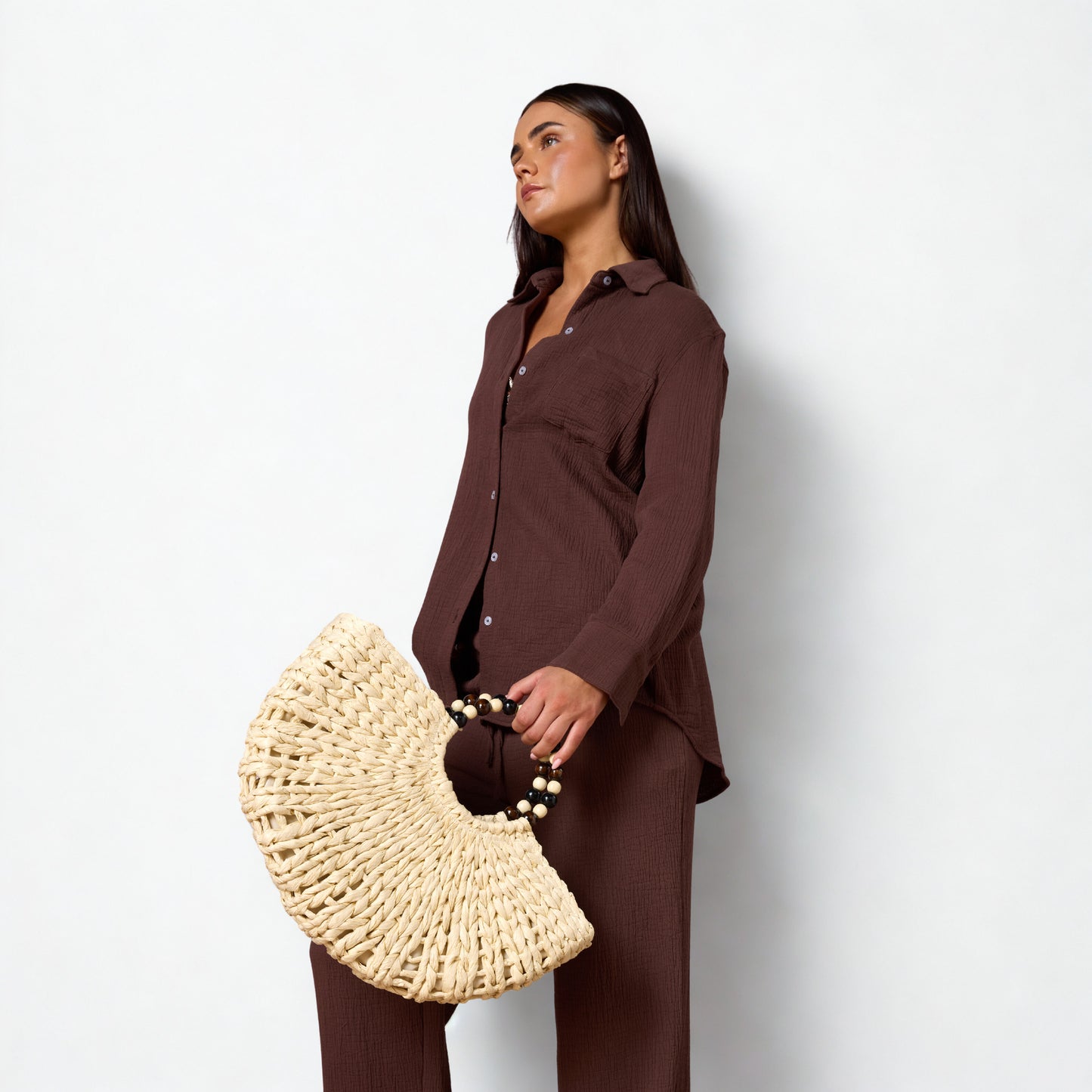 Olivia Woven Beach Bag