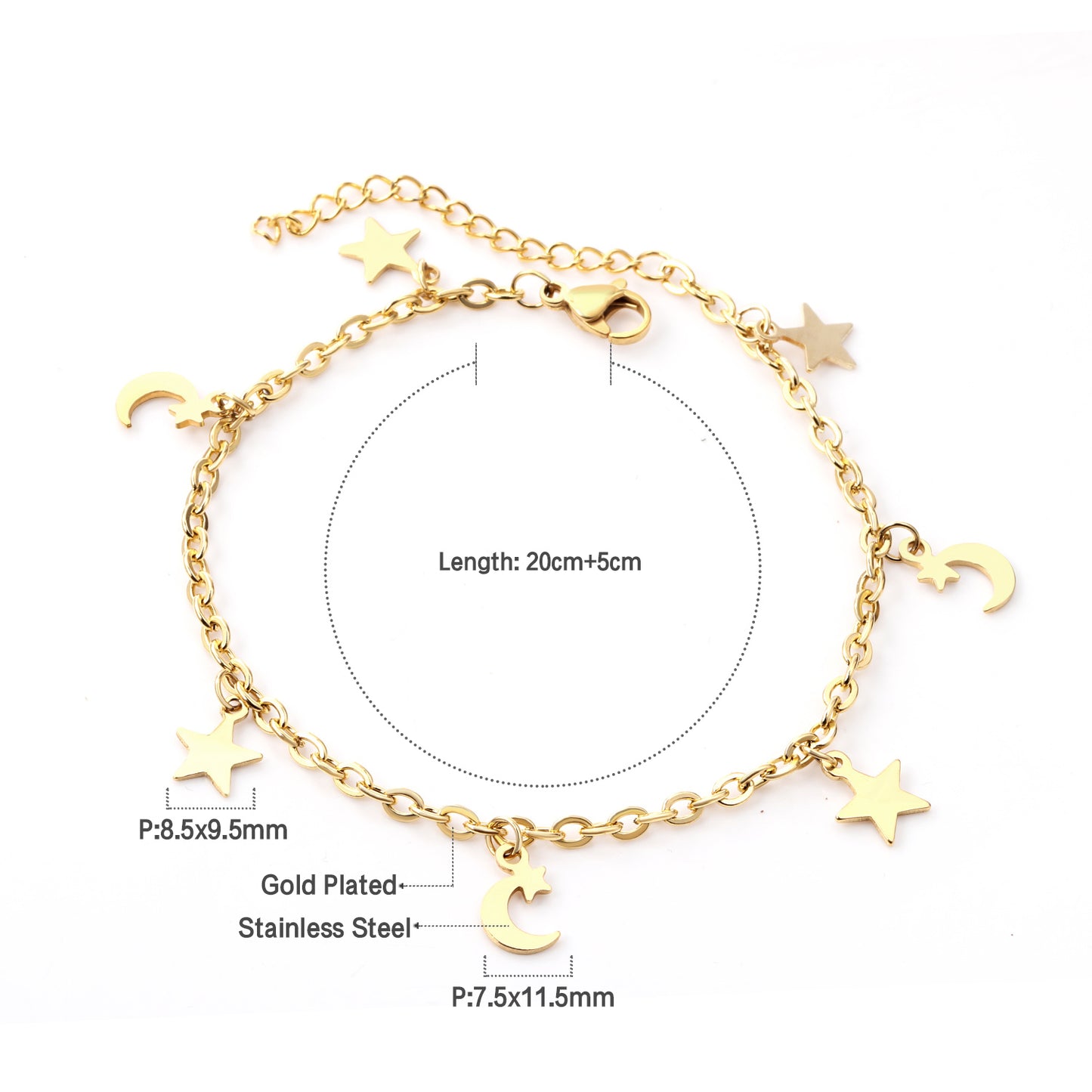 Celestial Gold Anklet