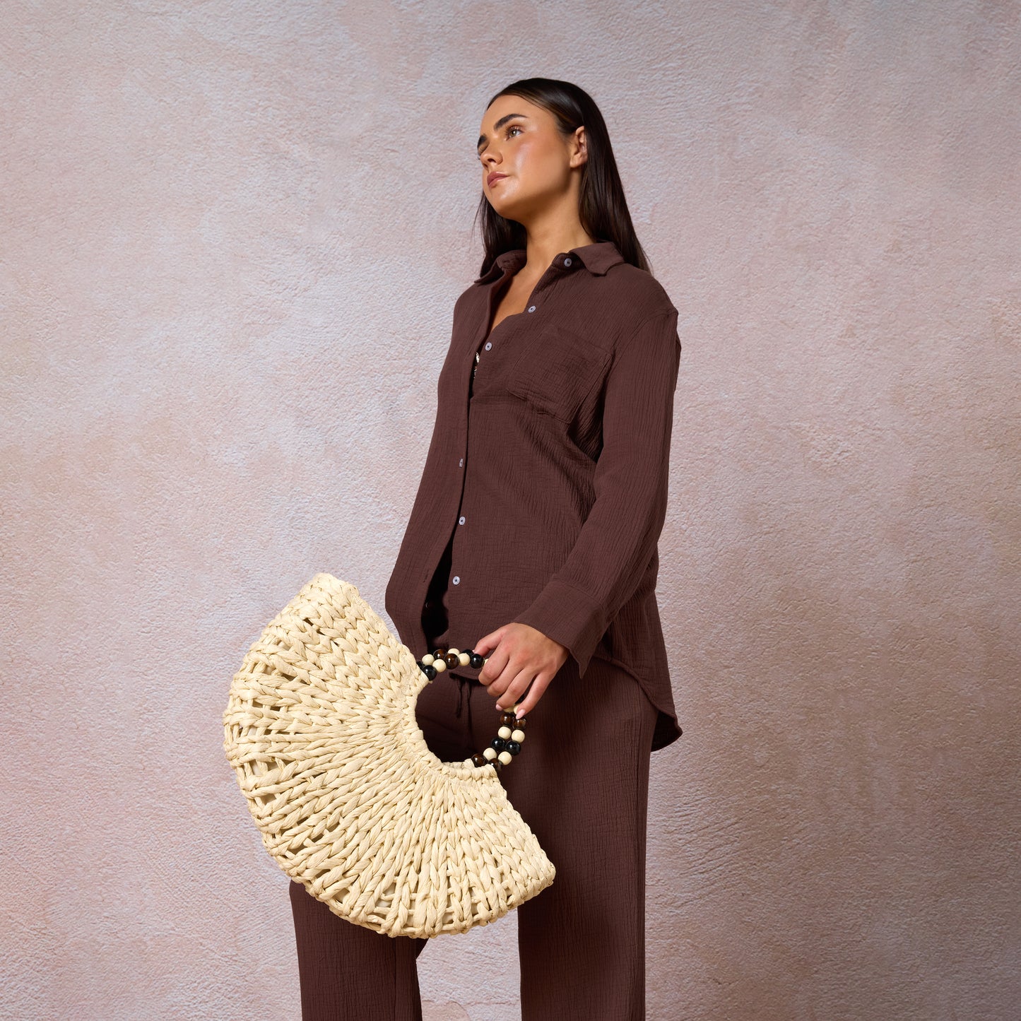 Olivia Woven Beach Bag