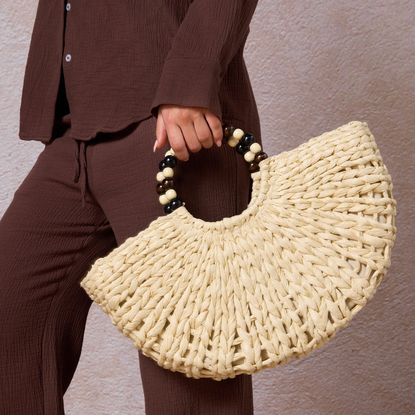 Olivia Woven Beach Bag