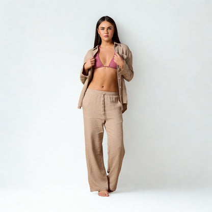 Cotton Sun Creased Shirt