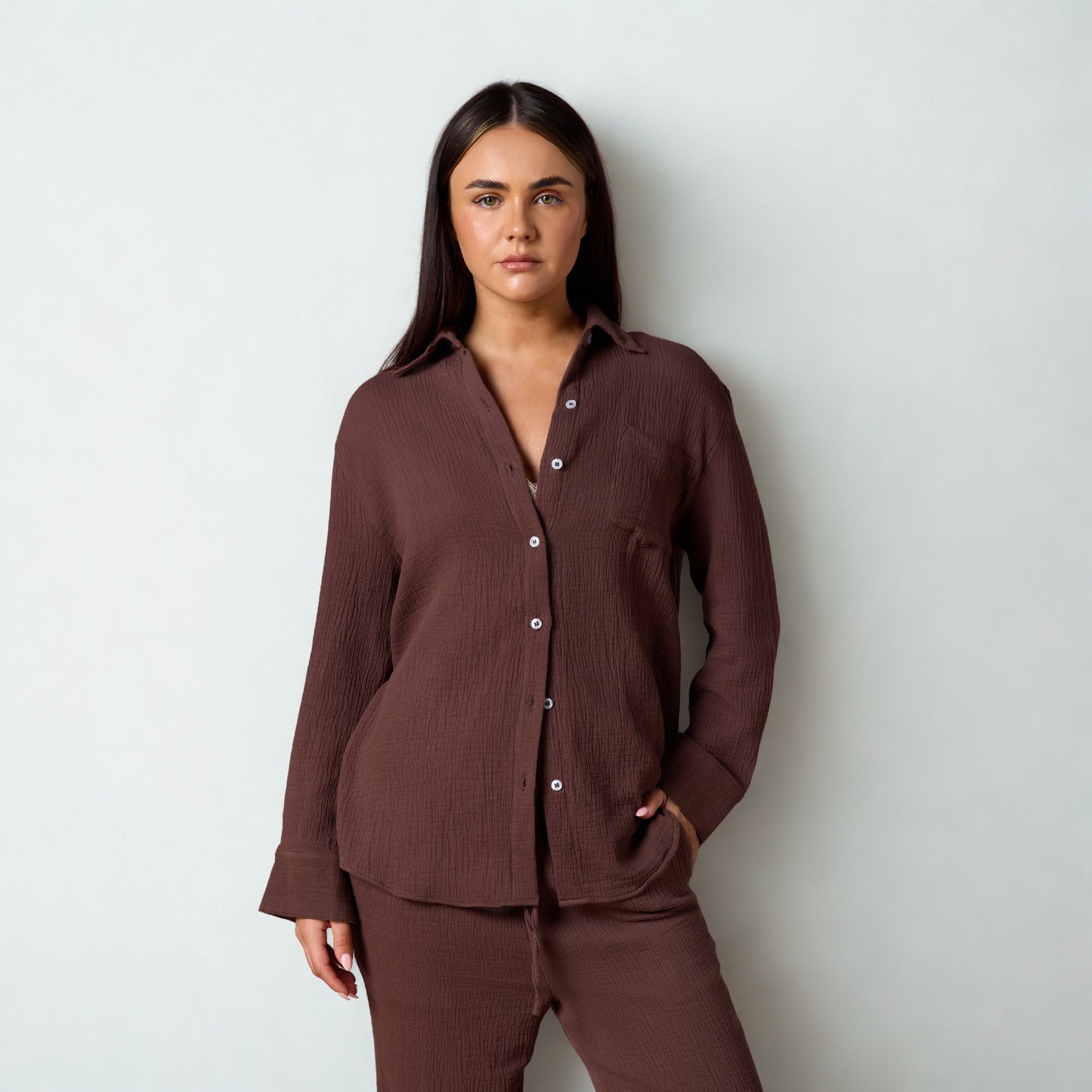 Cotton Sun Creased Shirt