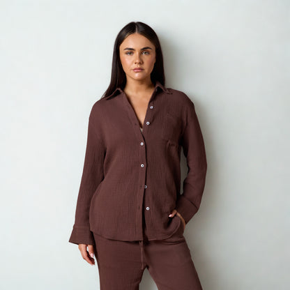 Cotton Sun Creased Shirt