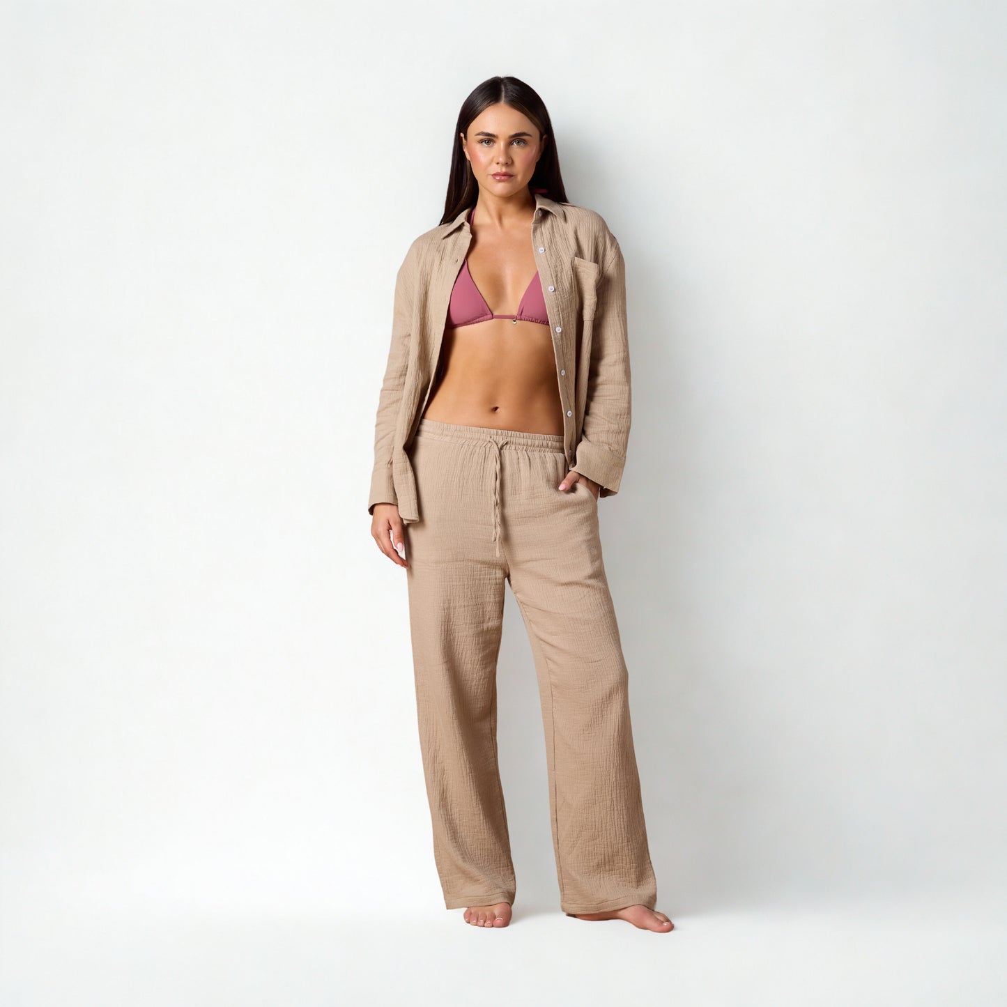 Cotton Sun Creased Shirt