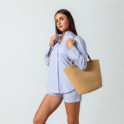 Lucia Basket Beach Bag