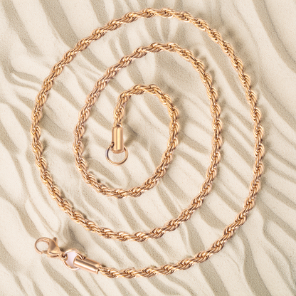 Aria Gold Rope Chain Necklace