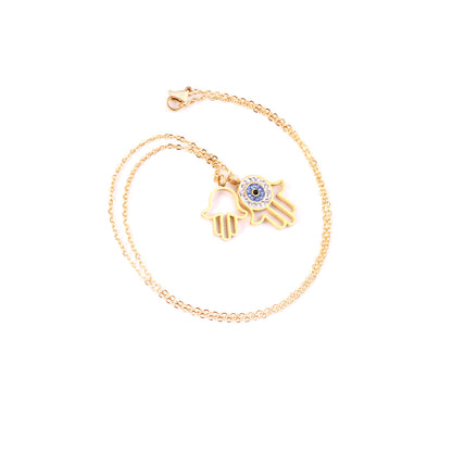 Fatima Hand Gold Necklace