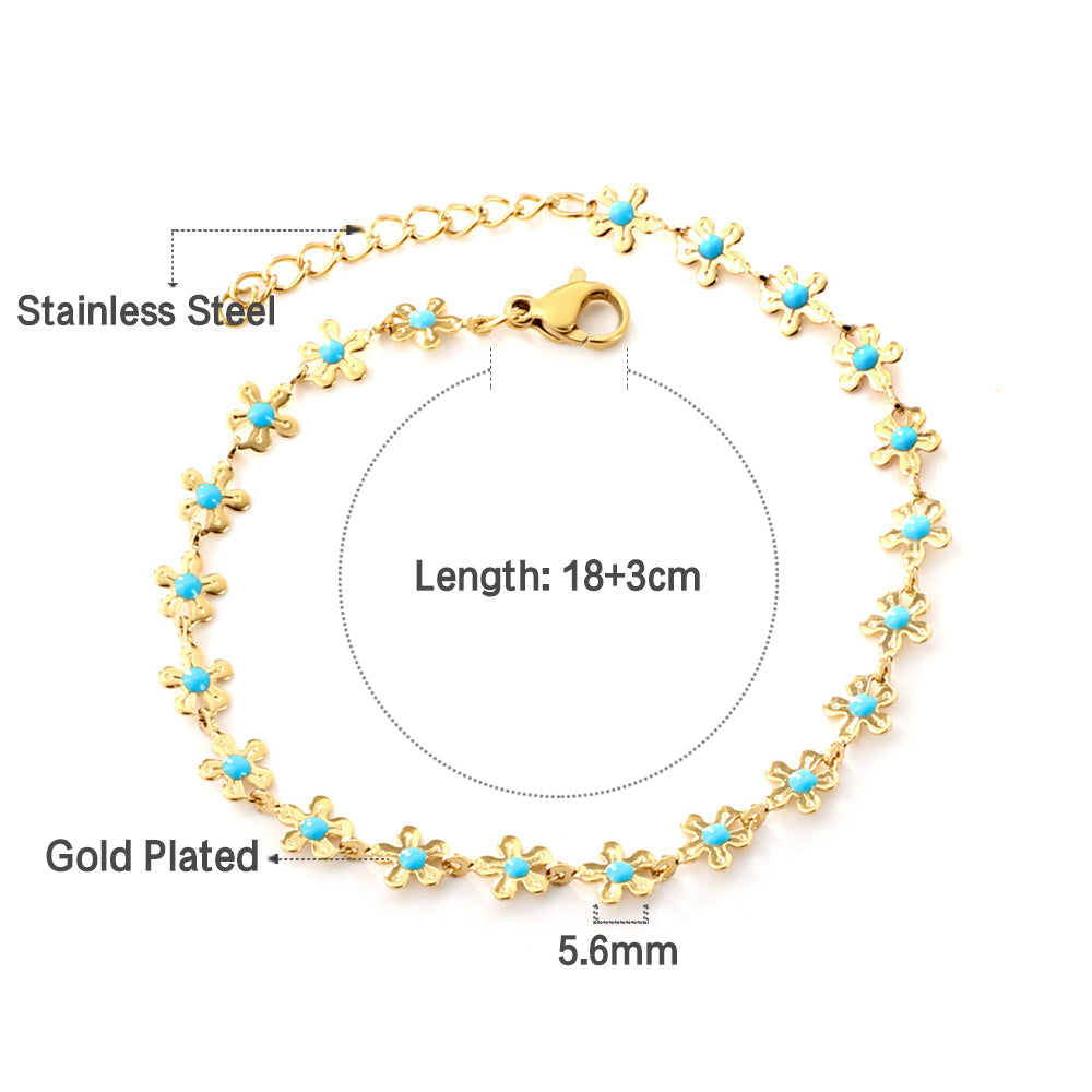 Fleur Gold Bracelet