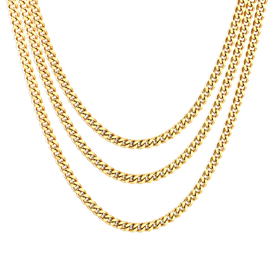 Gold Eternal Chain Necklace