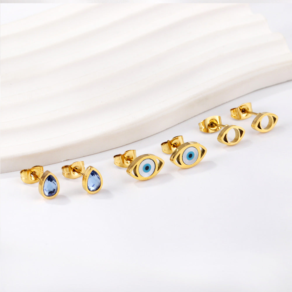 Evil Eye Stud Multipack Earrings