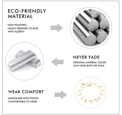 Starfish Gold Anklet