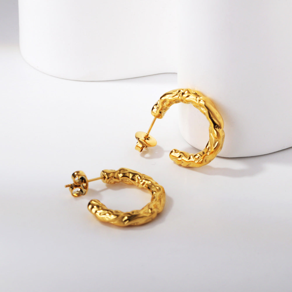 Molten Gold Hoops
