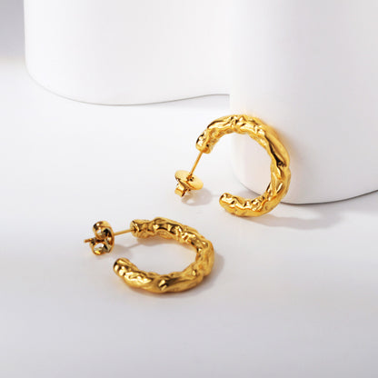 Molten Gold Hoops
