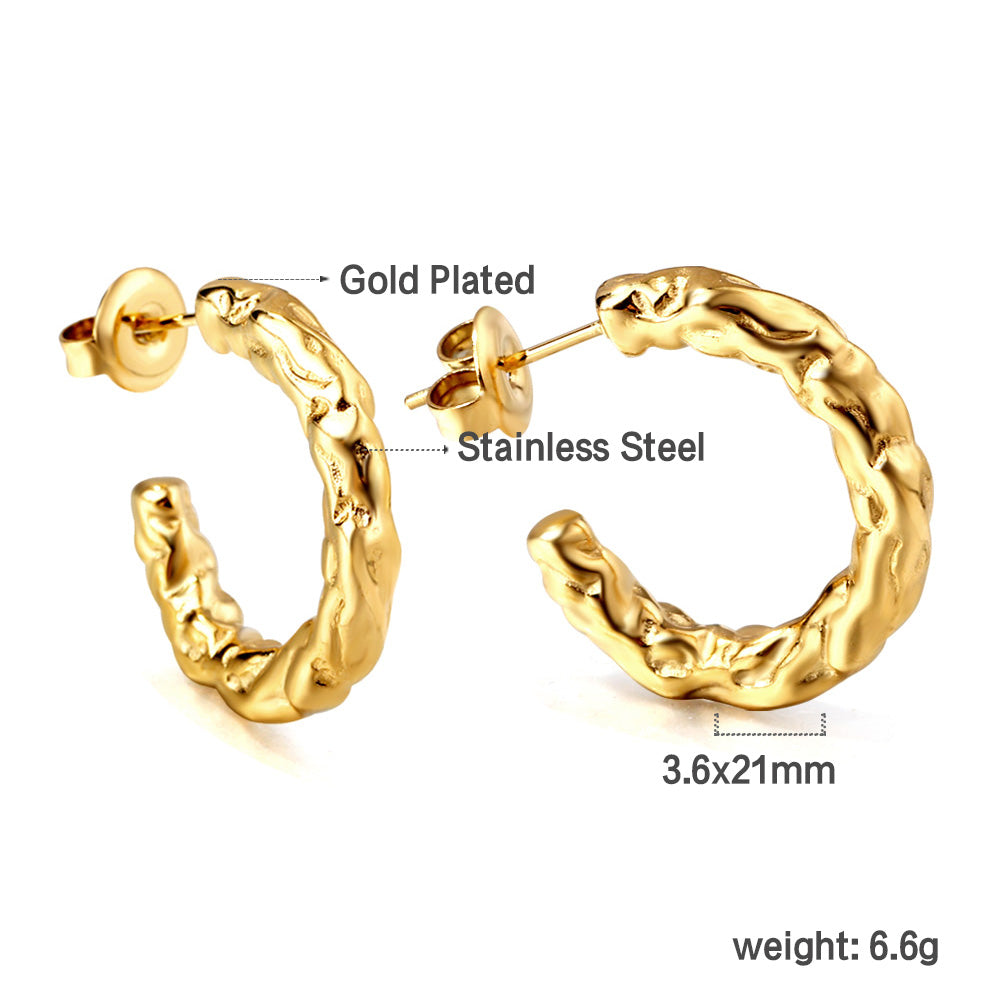 Molten Gold Hoops