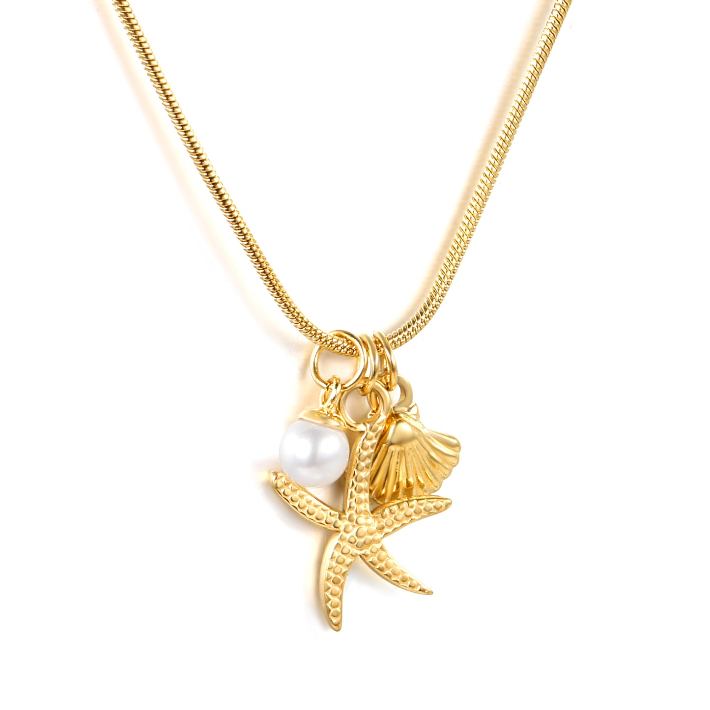 Ocean Paradise Gold Necklace