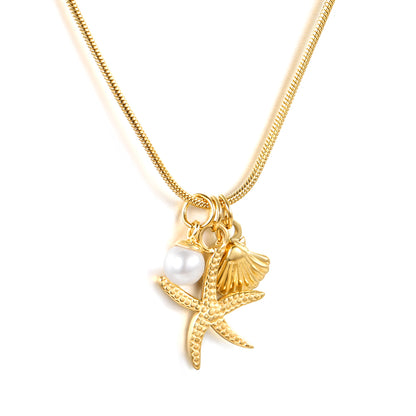 Ocean Paradise Gold Necklace