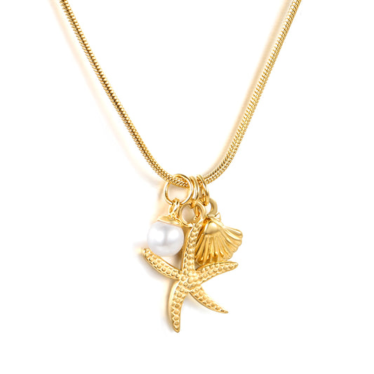 Ocean Paradise Gold Necklace