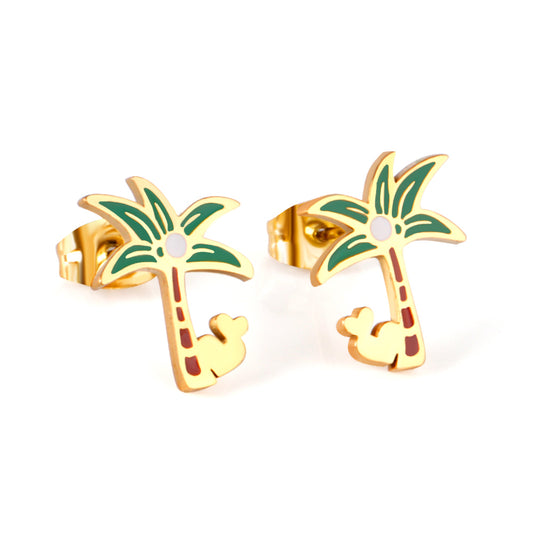 Palm Tree Earrings