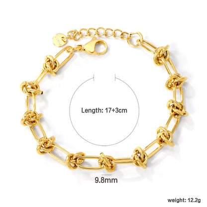 Palm Knot Gold Bracelet