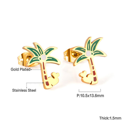 Palm Tree Earrings