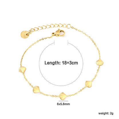 Seashell Gold Bracelet