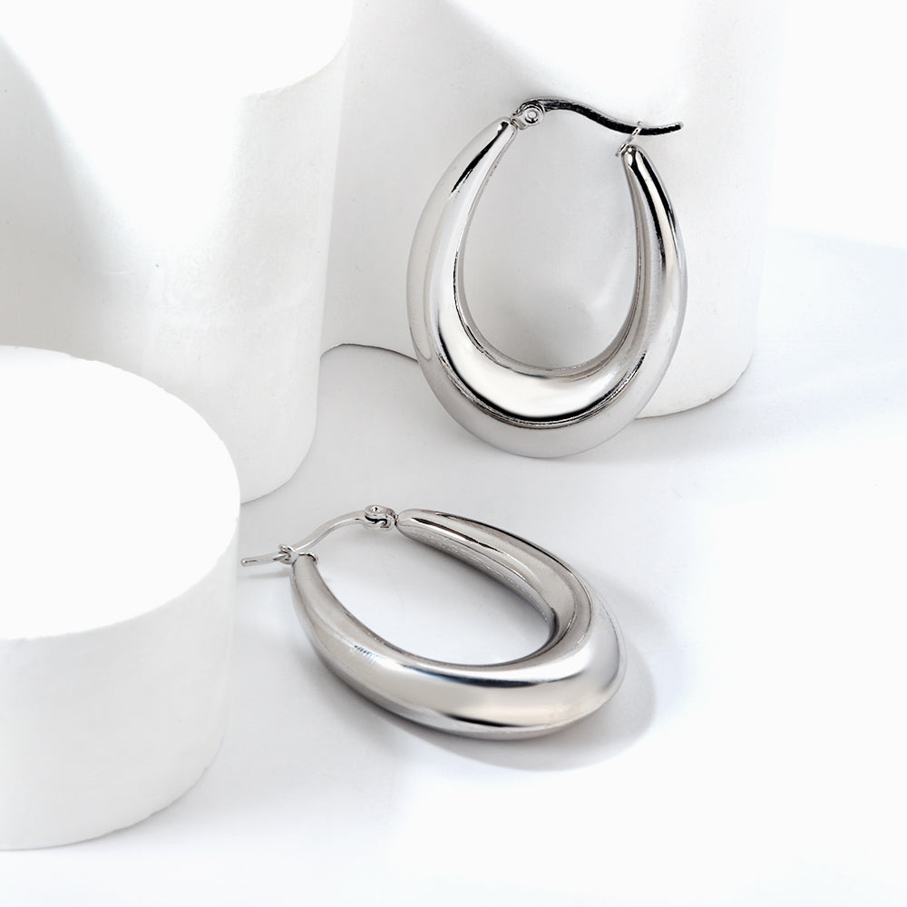 Silver Drop Earrings