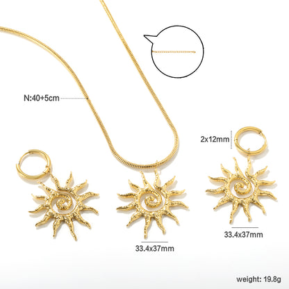 Soleil Gold Jewellery Set