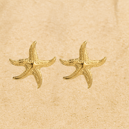 Starfish Gold Earrings