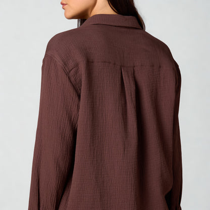 Cotton Sun Creased Shirt