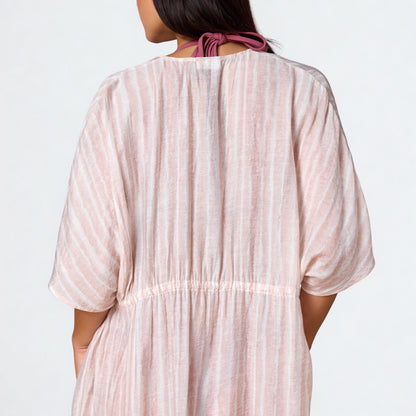 Brushstroke Stripe Kaftan