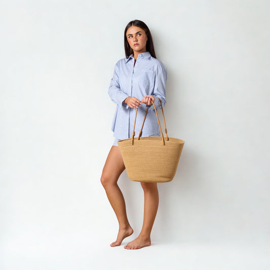 Lucia Basket Beach Bag