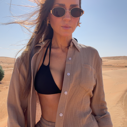 Cotton Sun Creased Shirt